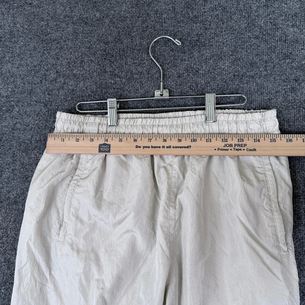 Nike Swoosh Woven Track Jogger Pants Mens M Bone Gray Sportswear DJ0478